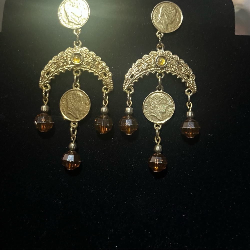 Dime earrings